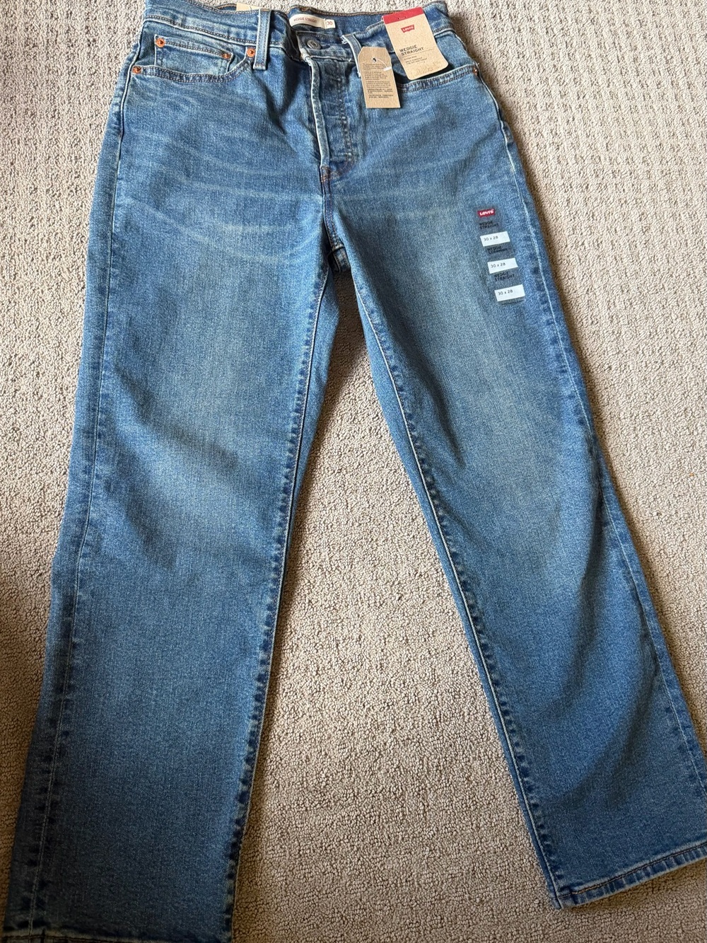 NWT Levi's Wedgie Straight 30x28
